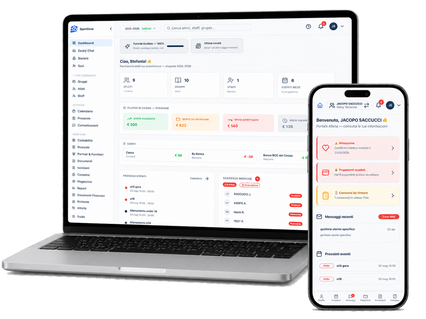 SportDesk App Mobile